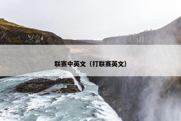 联赛中英文（打联赛英文）