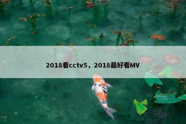 2018看cctv5，2018最好看MV
