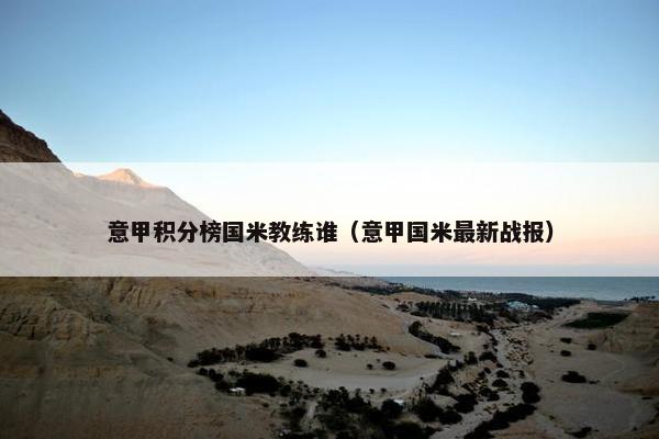 意甲积分榜国米教练谁（意甲国米最新战报）