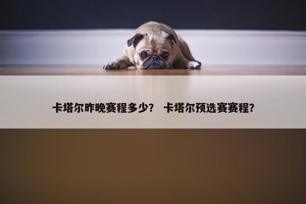 卡塔尔昨晚赛程多少？ 卡塔尔预选赛赛程？