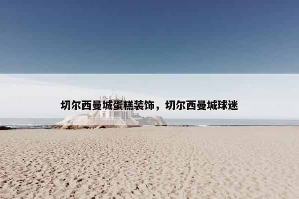 切尔西曼城蛋糕装饰，切尔西曼城球迷