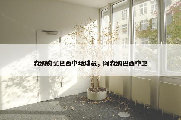 森纳购买巴西中场球员，阿森纳巴西中卫