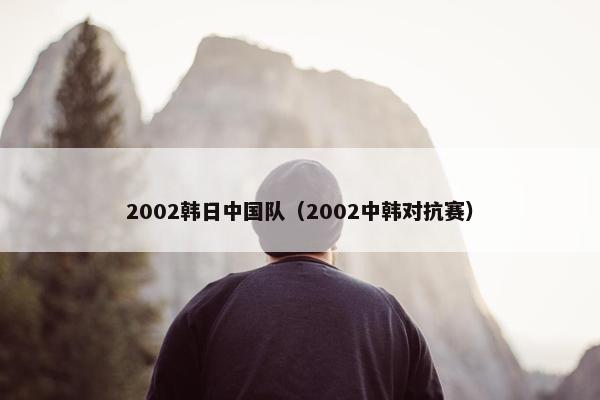 2002韩日中国队（2002中韩对抗赛）
