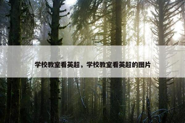 学校教室看英超，学校教室看英超的图片