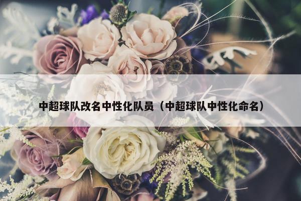 中超球队改名中性化队员（中超球队中性化命名）