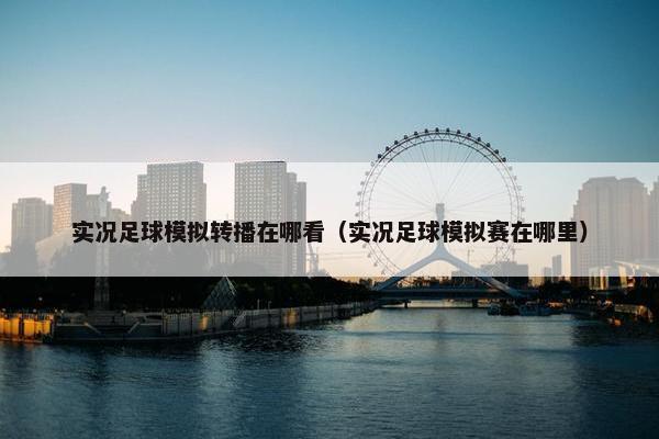 实况足球模拟转播在哪看（实况足球模拟赛在哪里）