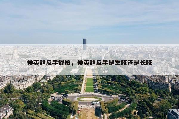 侯英超反手握拍，侯英超反手是生胶还是长胶