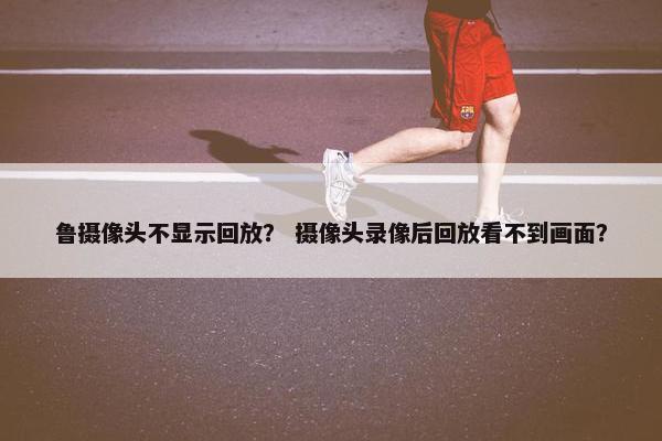 鲁摄像头不显示回放？ 摄像头录像后回放看不到画面？
