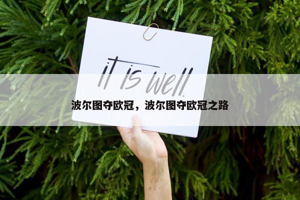 波尔图夺欧冠，波尔图夺欧冠之路