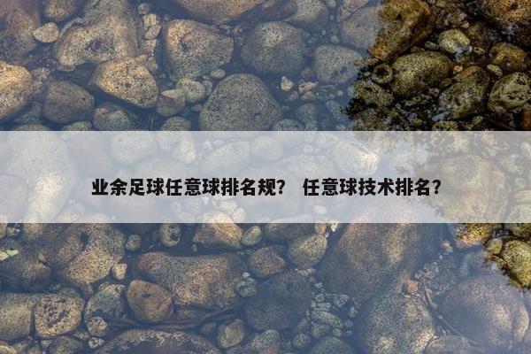业余足球任意球排名规？ 任意球技术排名？