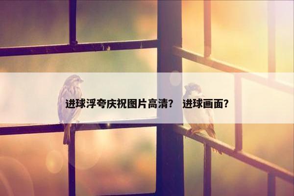 进球浮夸庆祝图片高清？ 进球画面？