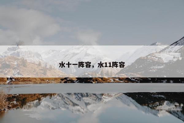 水十一阵容，水11阵容