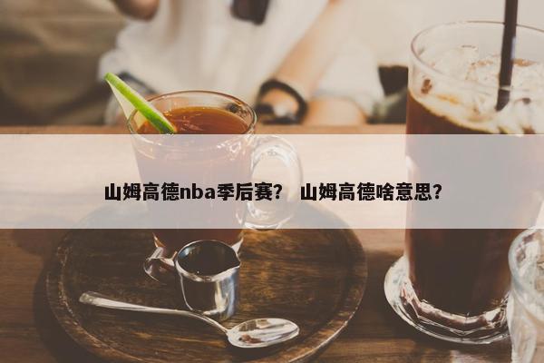 山姆高德nba季后赛？ 山姆高德啥意思？