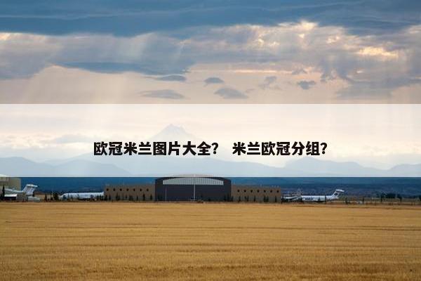 欧冠米兰图片大全？ 米兰欧冠分组？