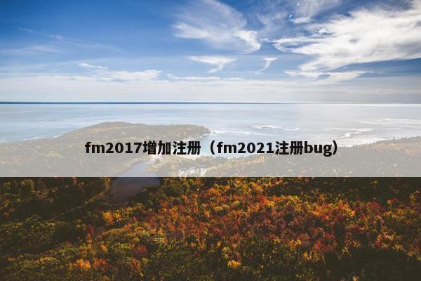 fm2017增加注册（fm2021注册bug）