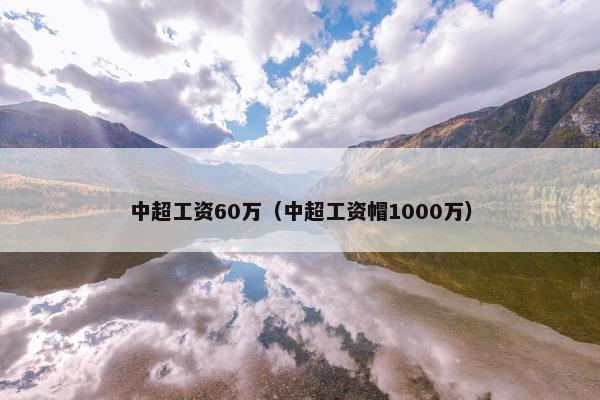 中超工资60万（中超工资帽1000万）