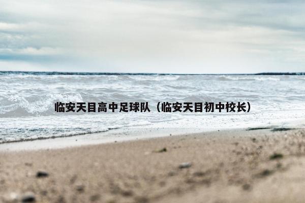临安天目高中足球队（临安天目初中校长）