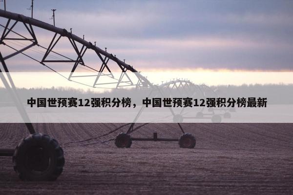 中国世预赛12强积分榜，中国世预赛12强积分榜最新