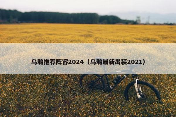 乌鸦推荐阵容2024（乌鸦最新出装2021）