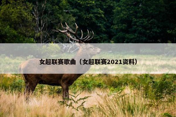 女超联赛歌曲(女超联赛2021资料)