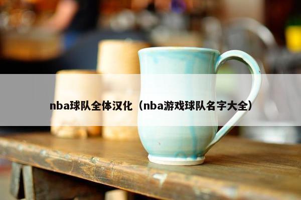 nba球队全体汉化（nba游戏球队名字大全）