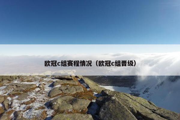 欧冠c组赛程情况（欧冠c组晋级）