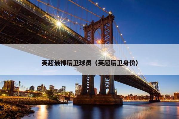 英超最棒后卫球员（英超后卫身价）