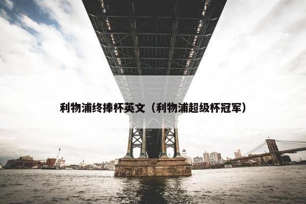利物浦终捧杯英文（利物浦超级杯冠军）