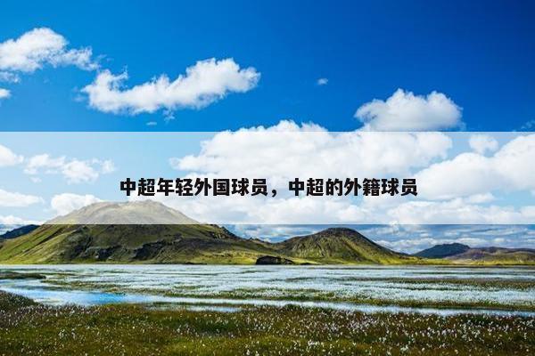 中超年轻外国球员，中超的外籍球员